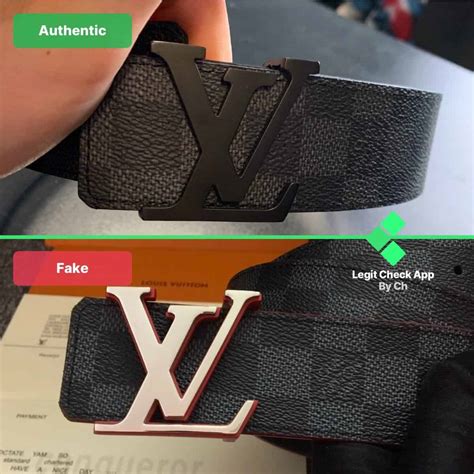 louis vuitton mens belt real vs fake|genuine louis vuitton belt.